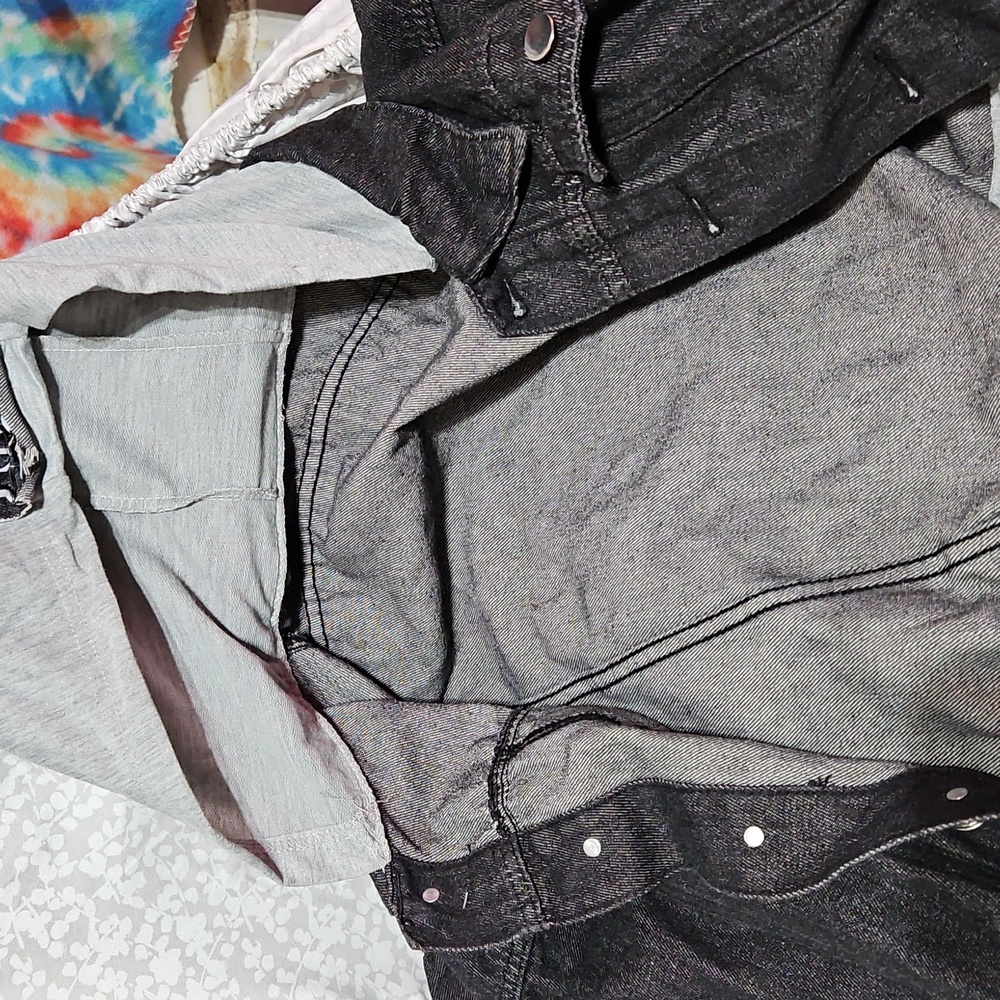 Black Denim Performance Jacket - image 2